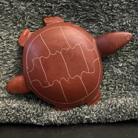 Vintage Native American Hand Carve Turtle Fetish Figurine - Sioux - Picture 4 of 6